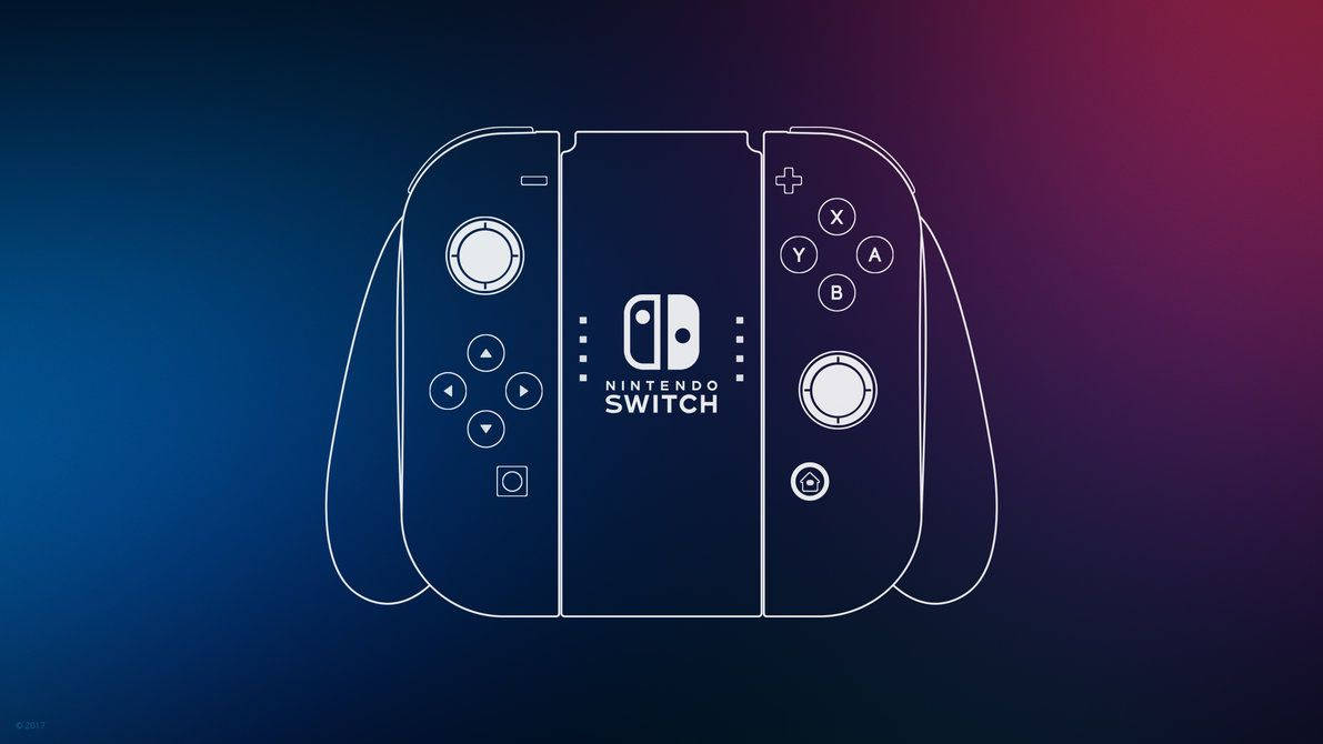 Nintendo Switch Controller Wallpaper Background