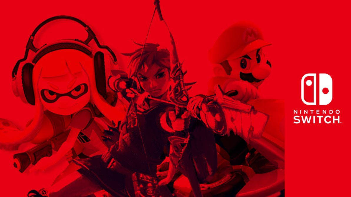 Nintendo Switch Video Game Heroes Background