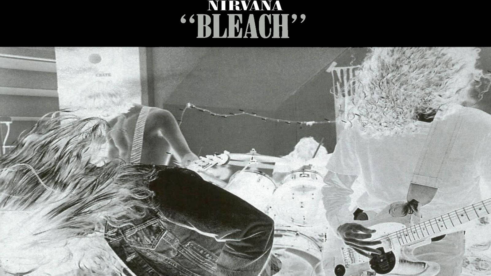 Nirvana Bleach Album Cover Background