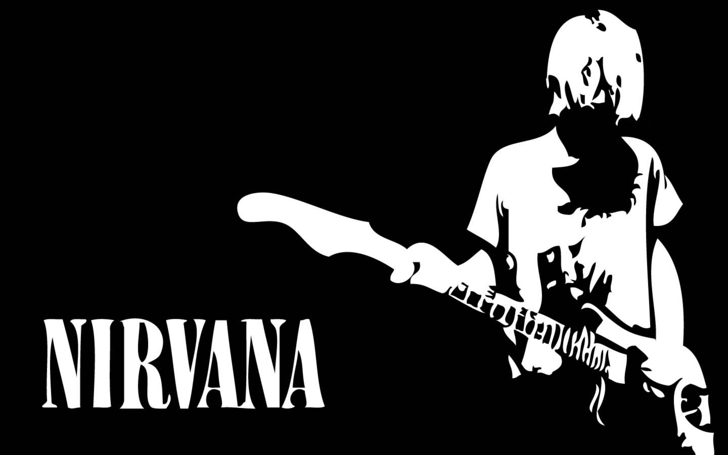 Nirvana Cobain Vector Art Background