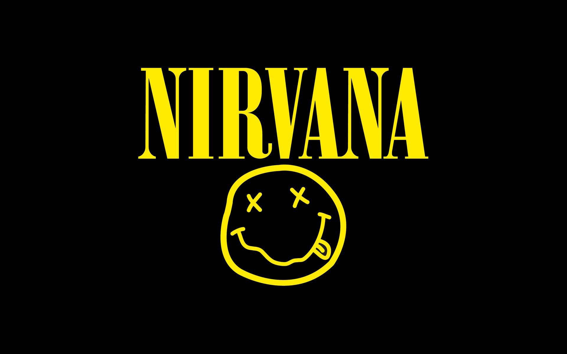Nirvana Cute Smiley Face Logo