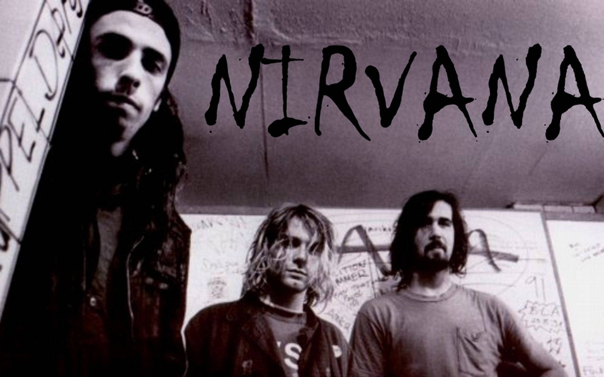 Nirvana Lead Vocalist And Drum Kit Members Background