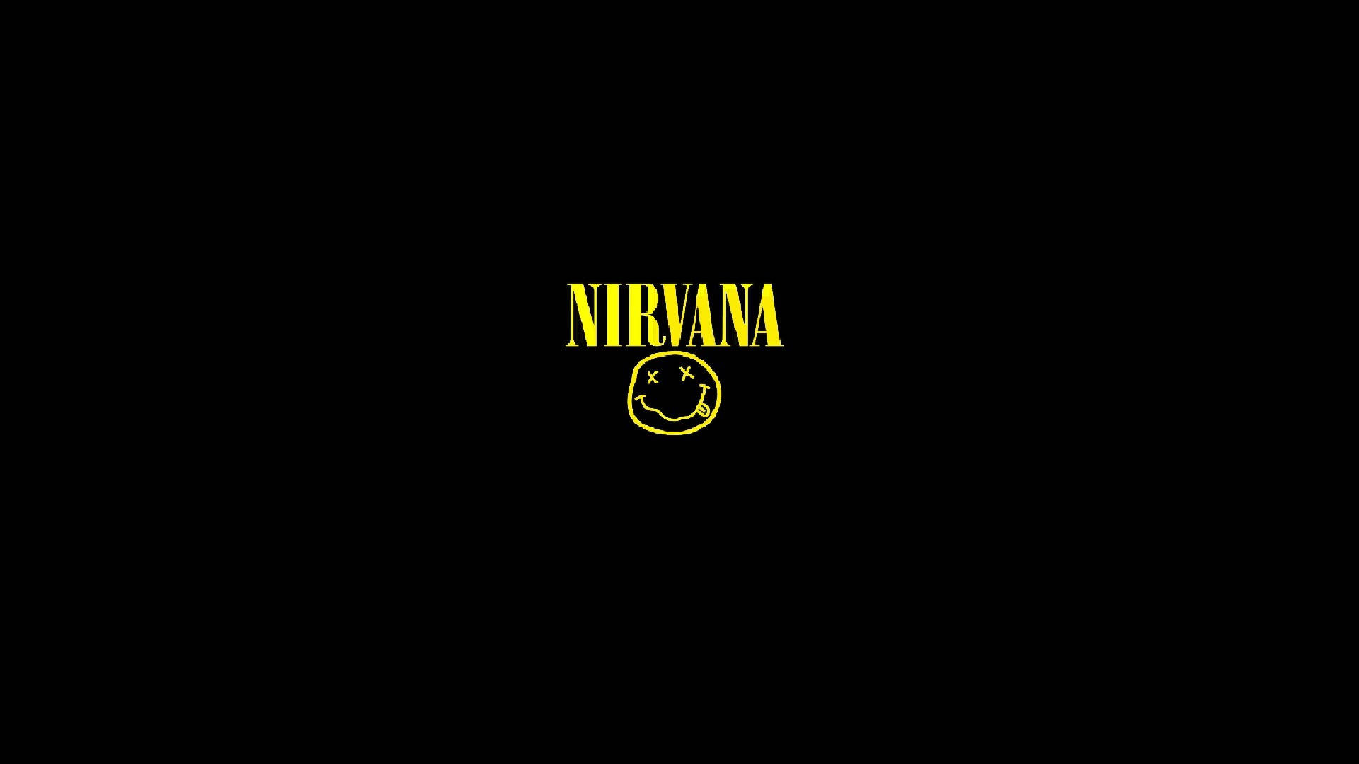 Nirvana Simple Smiley Logo Background