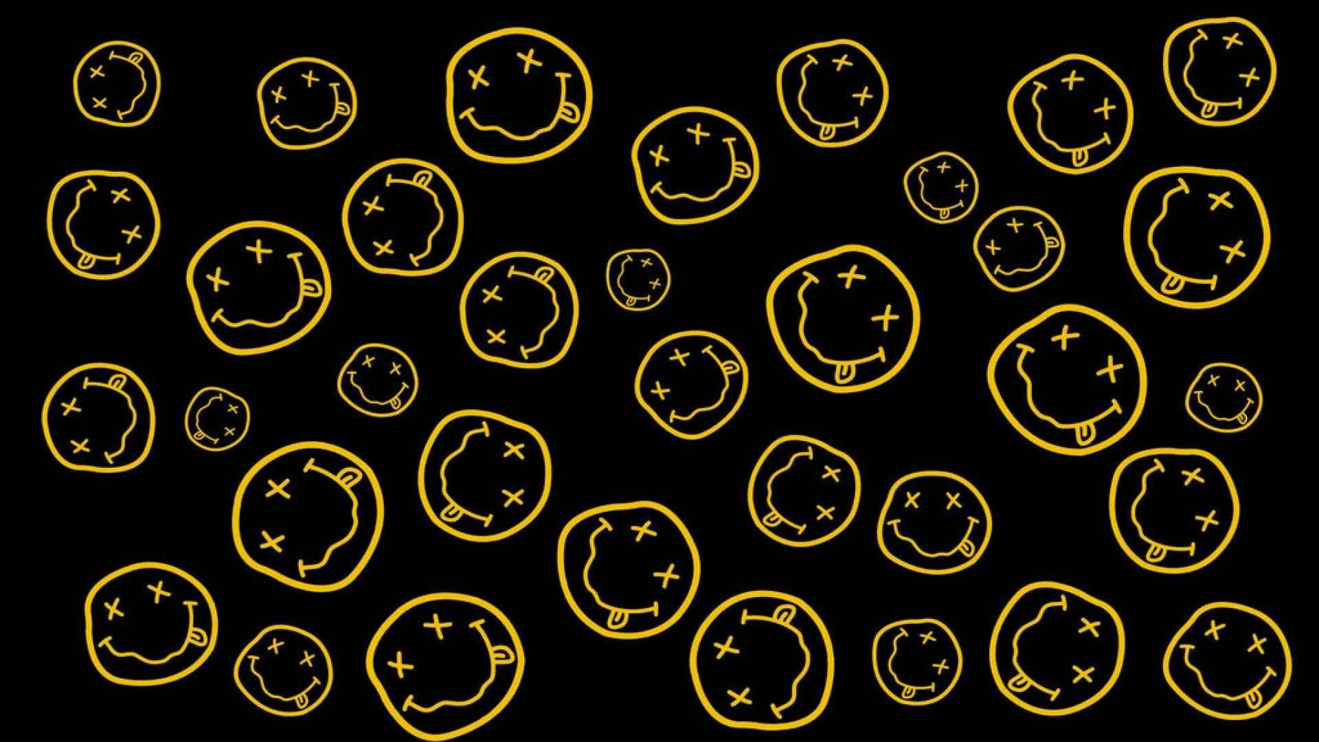 Nirvana Smiley Logo Background