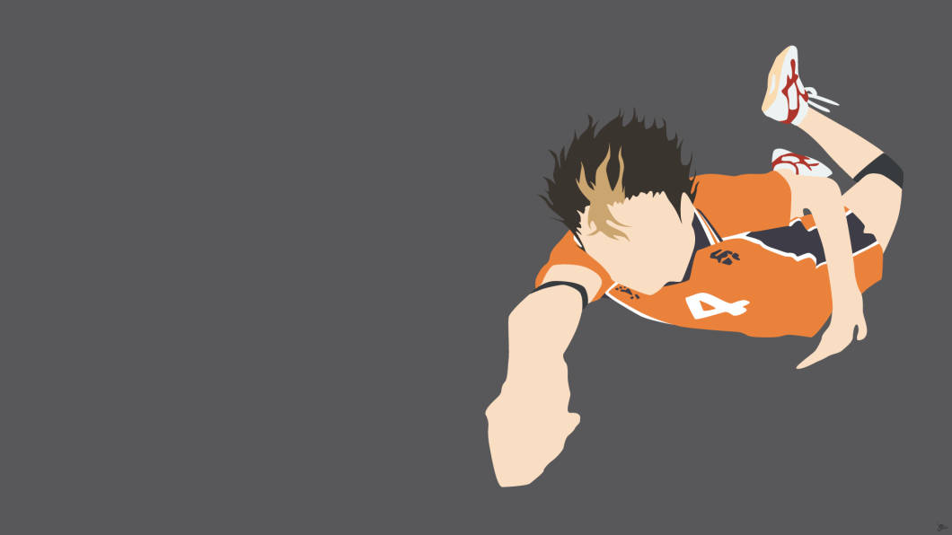 Nishinoya Spike Haikyuu Desktop Background