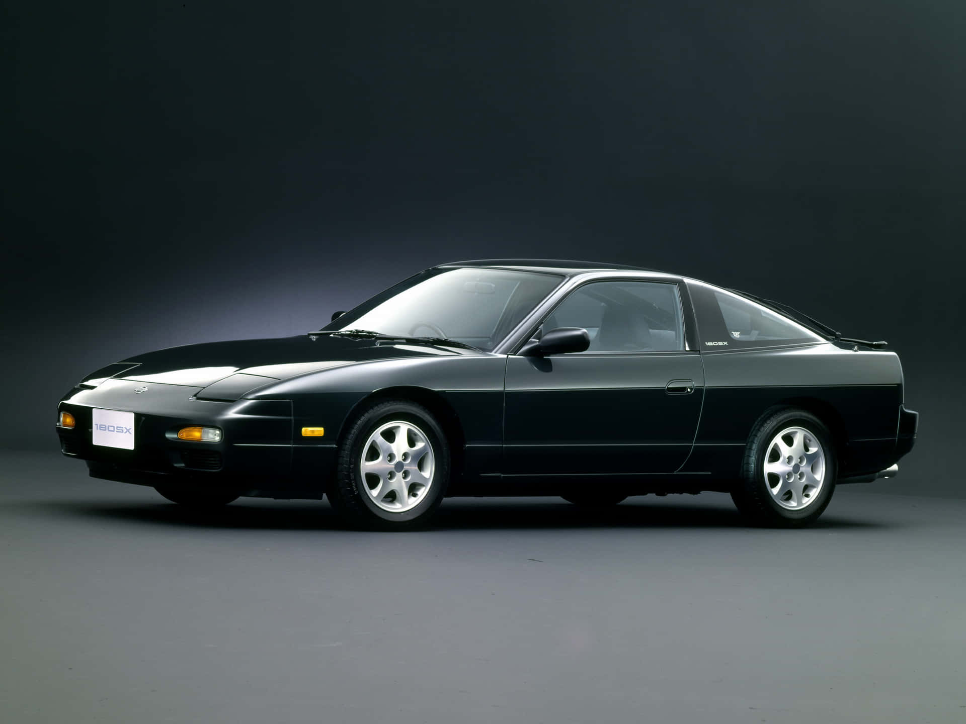 Nissan 180 Sx Plain Black Background