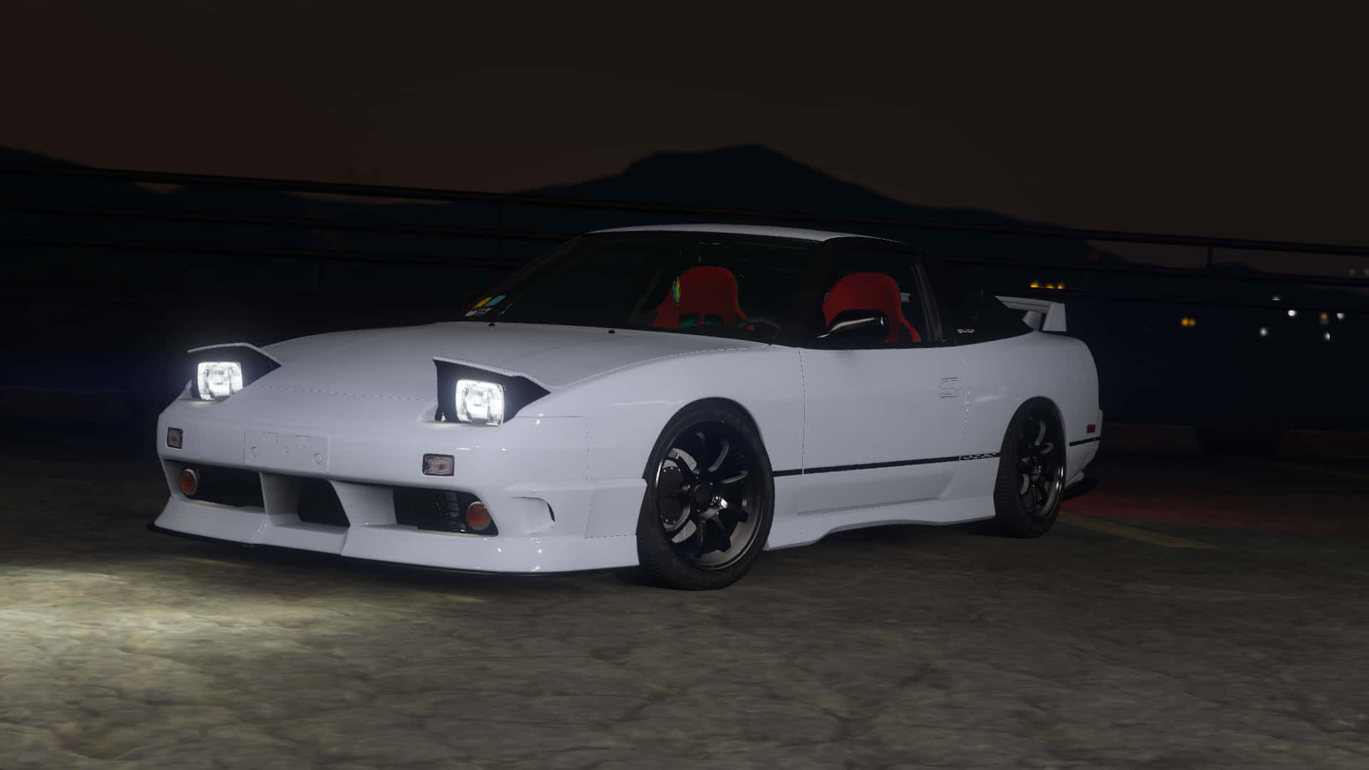 Nissan 180sx Out On The Streets Background