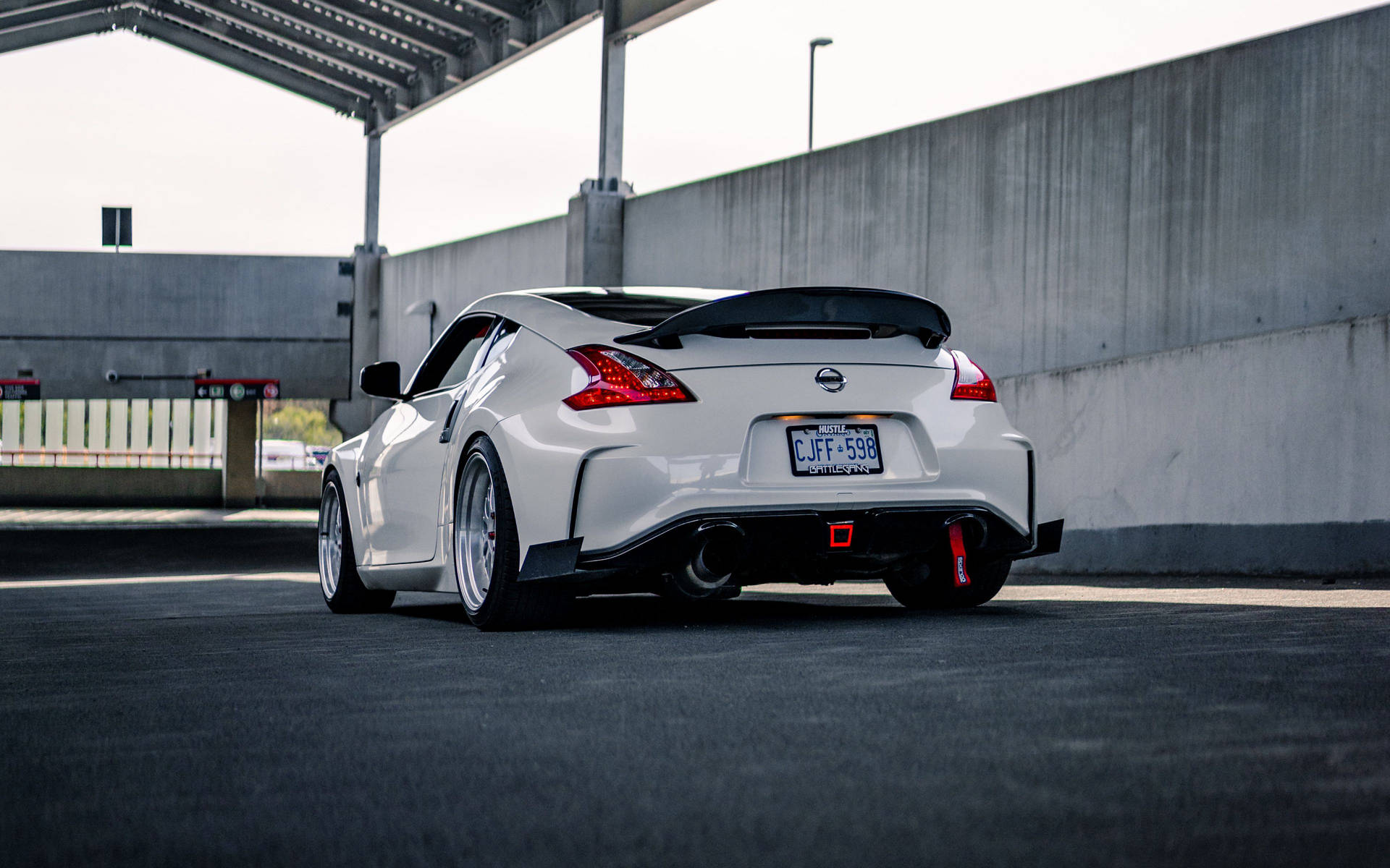 Nissan 370z At A Covered Parking