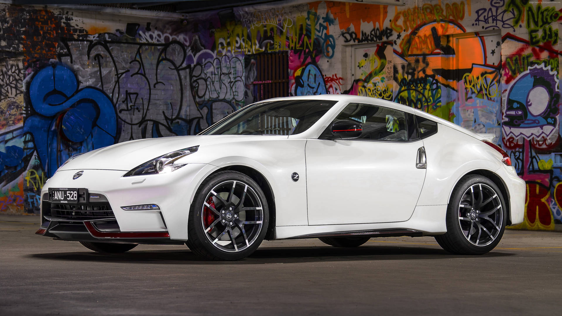 Nissan 370z With Colorful Graffiti