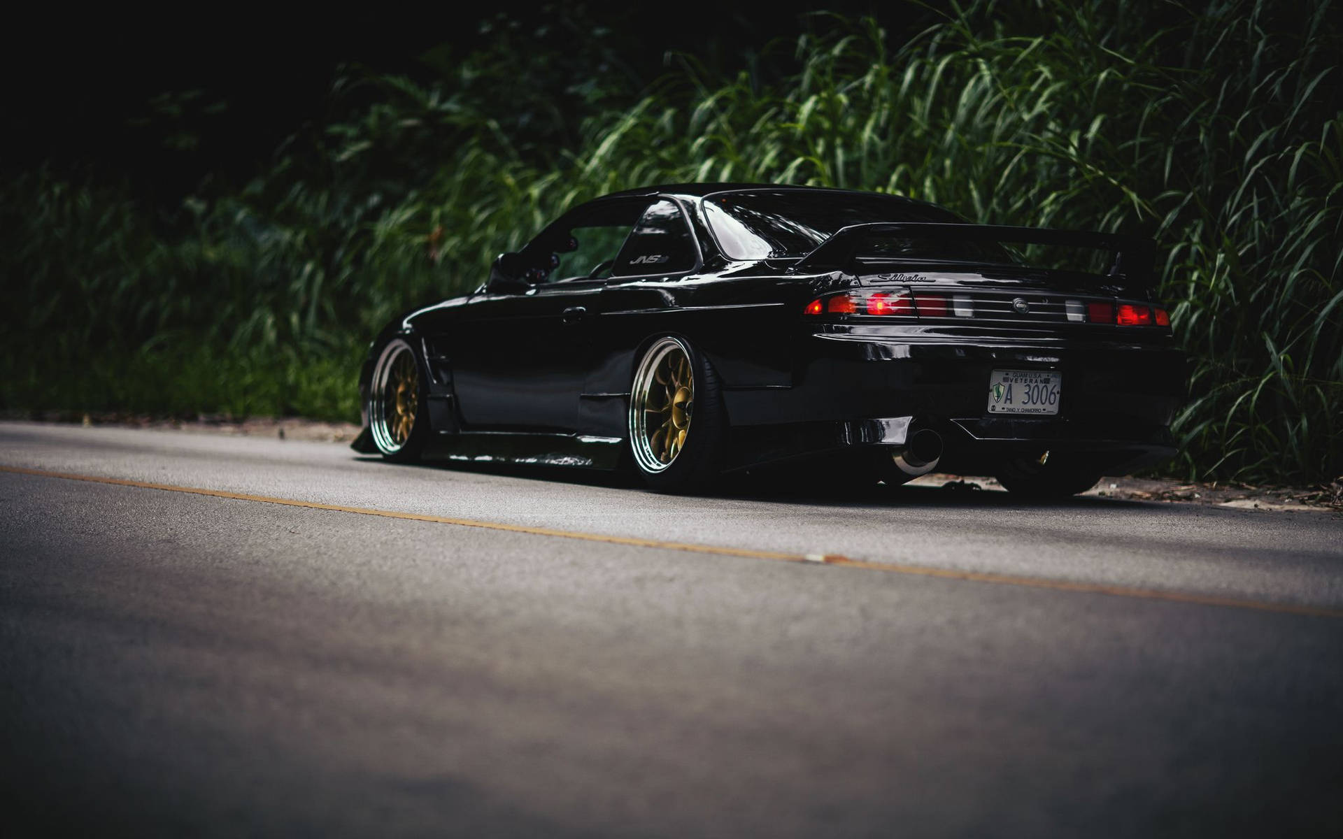 Nissan Black Silvia S14 Background