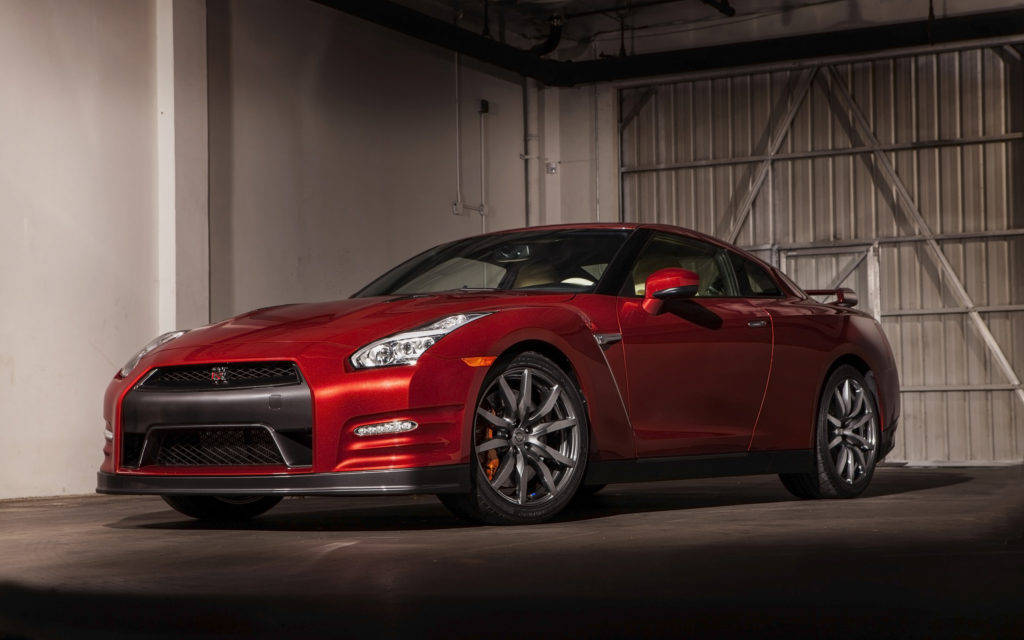 Nissan Gt R Red Cherry Paint Background