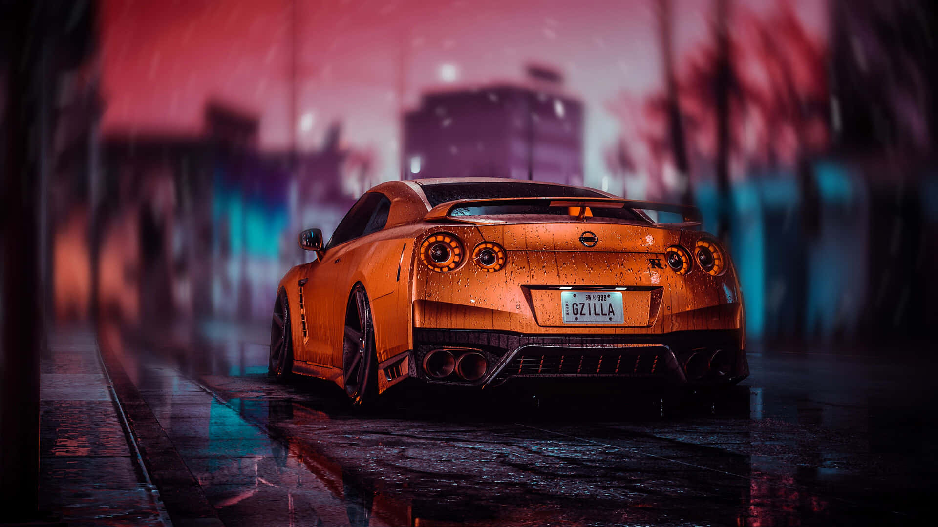 Nissan Gtr On Desktop Background