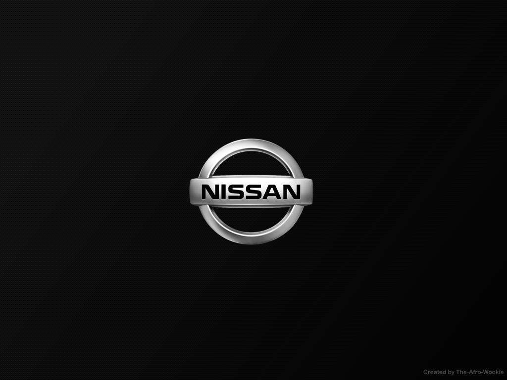 Nissan Logo In Black Background