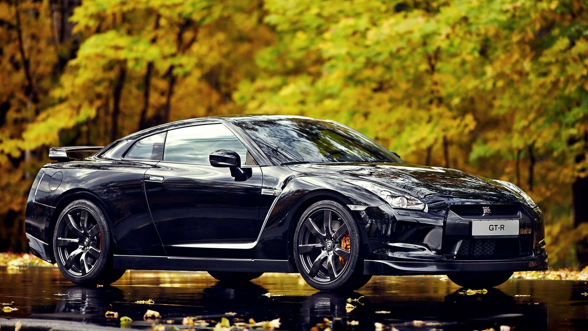 Nissan R35 Gtr Black Edition Background