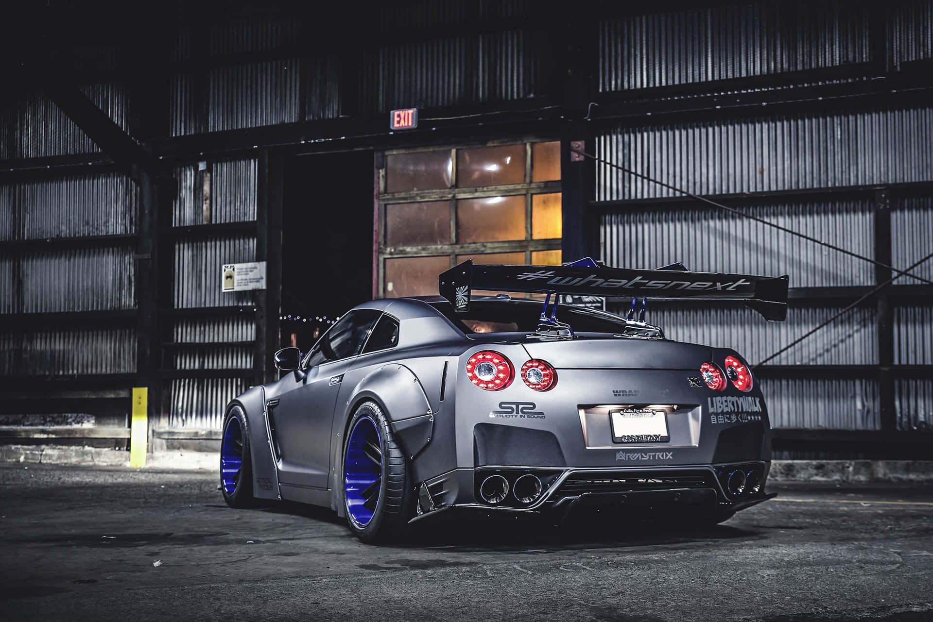 Nissan R35 Gtr Liberty Walk Background