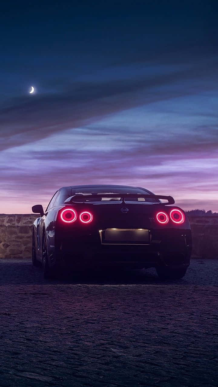 Nissan R35 Gtr Sports Car Model Background