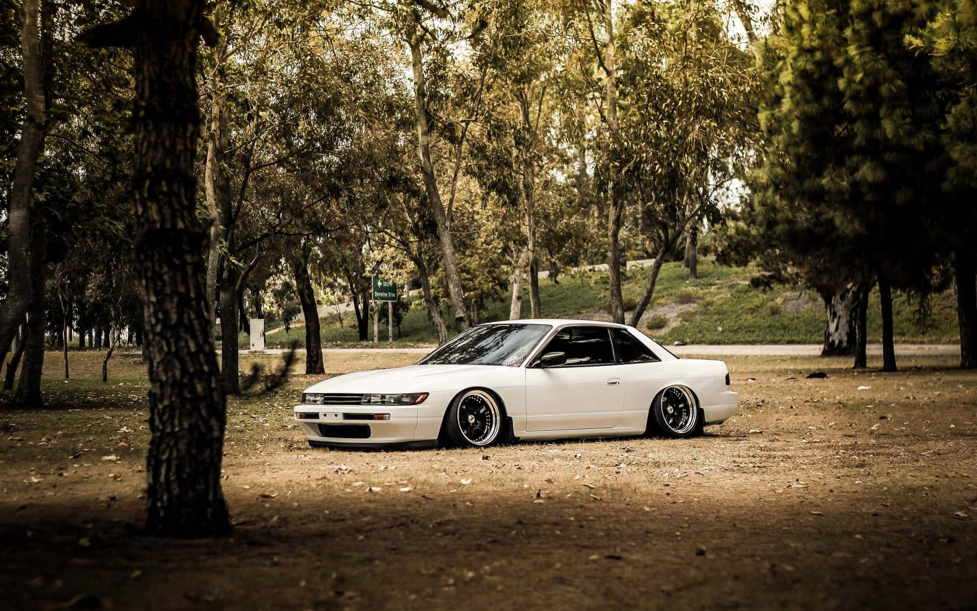 Nissan Silvia S13 - An Iconic Ride Background