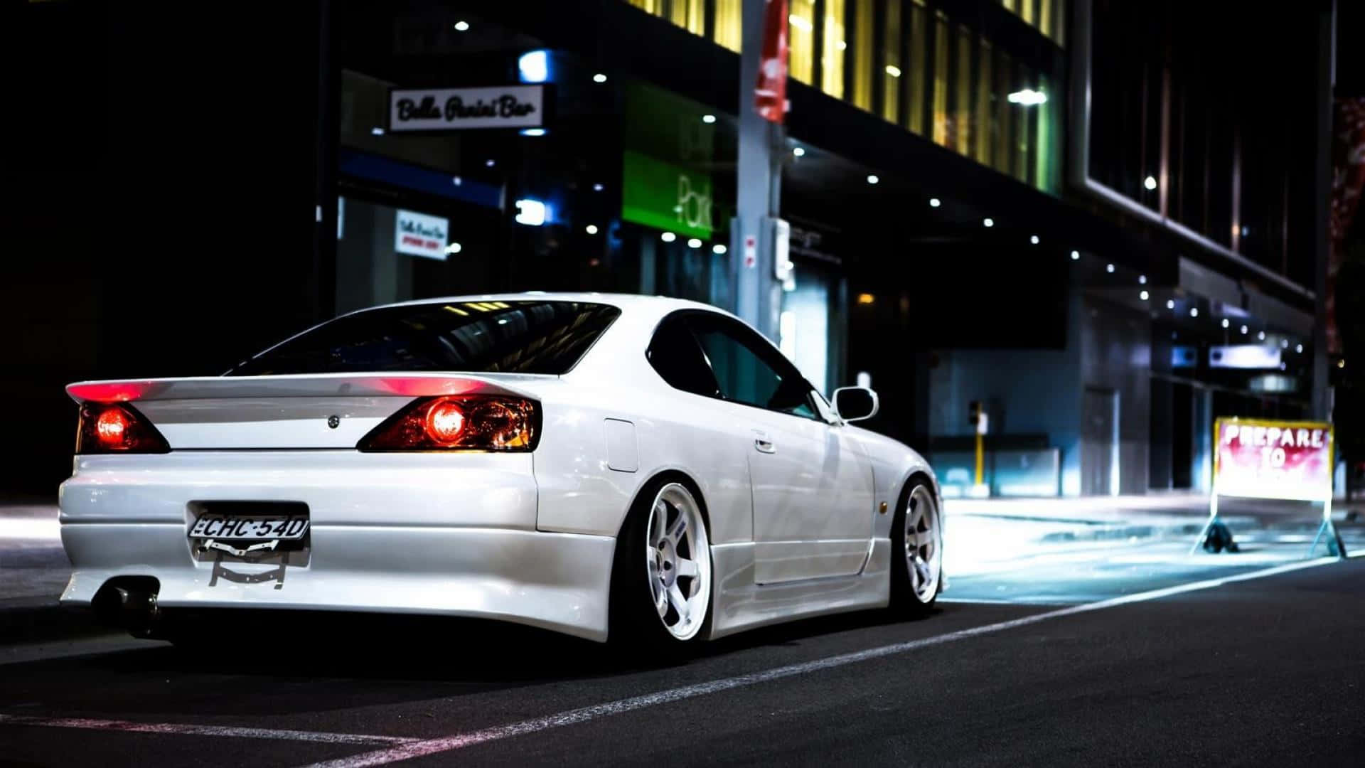 Nissan Silvia S15 City Street Background
