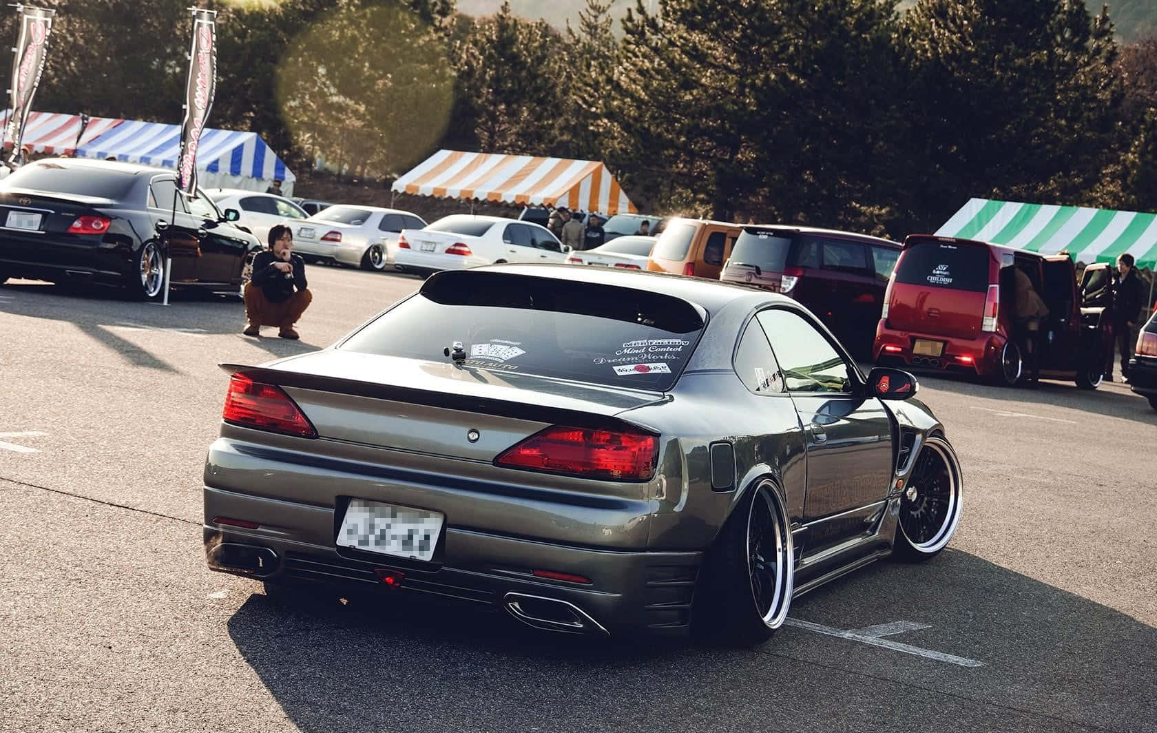 Nissan Silvia S15 - Experience The Excitement Of Sports Driving Background