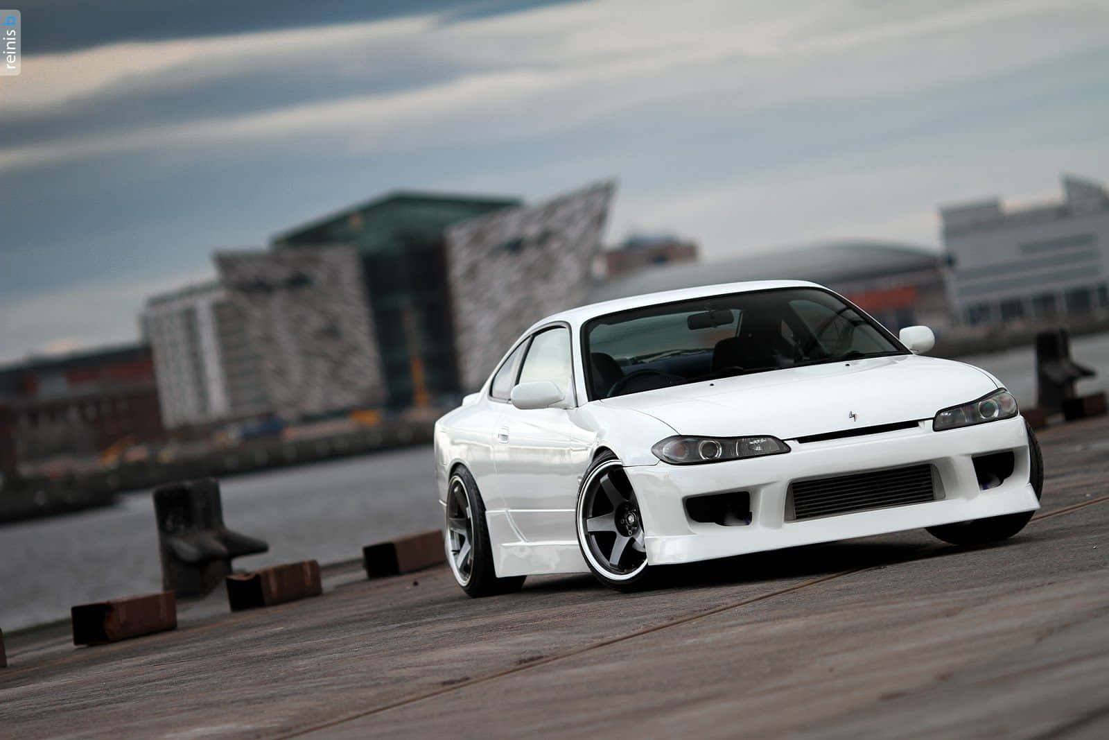 Nissan Silvia S15 Industrial Park Background