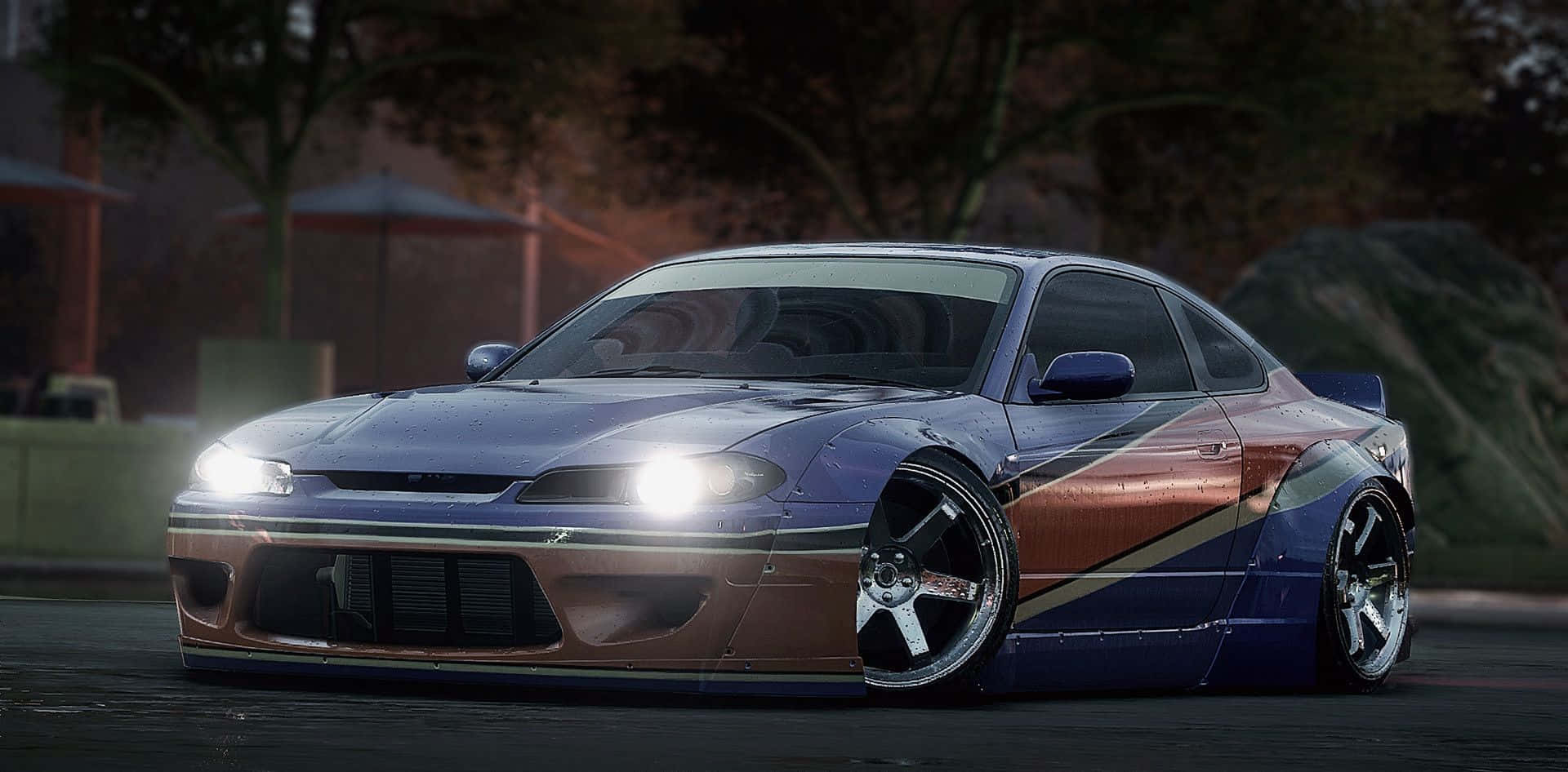 Nissan Silvia S15 Race Car Background