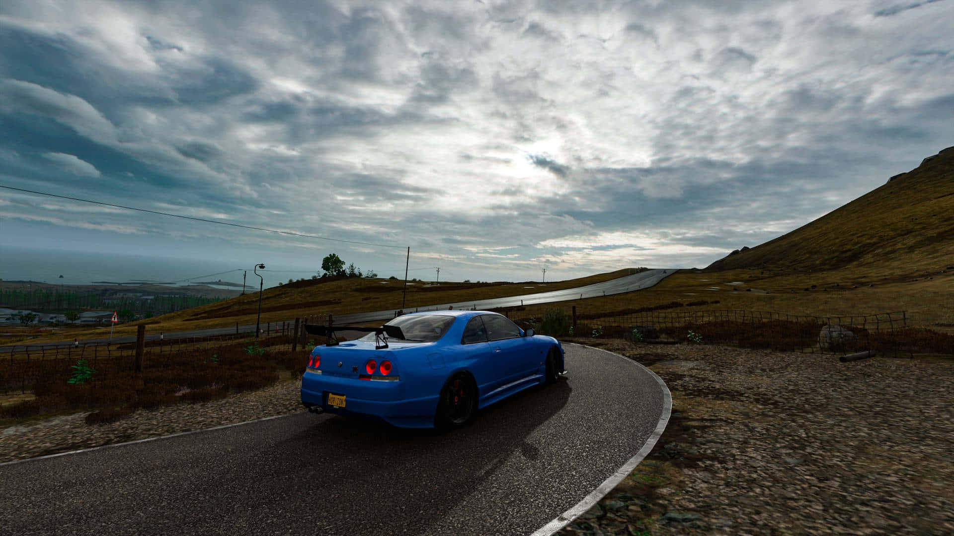 Nissan Skyline Gtr Car In Countryside