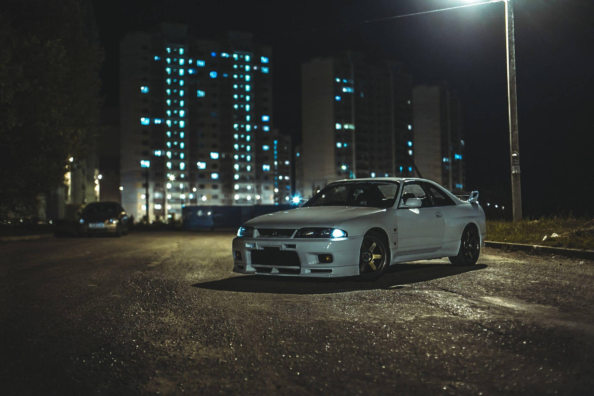 Nissan Skyline Gtr R33 At Night