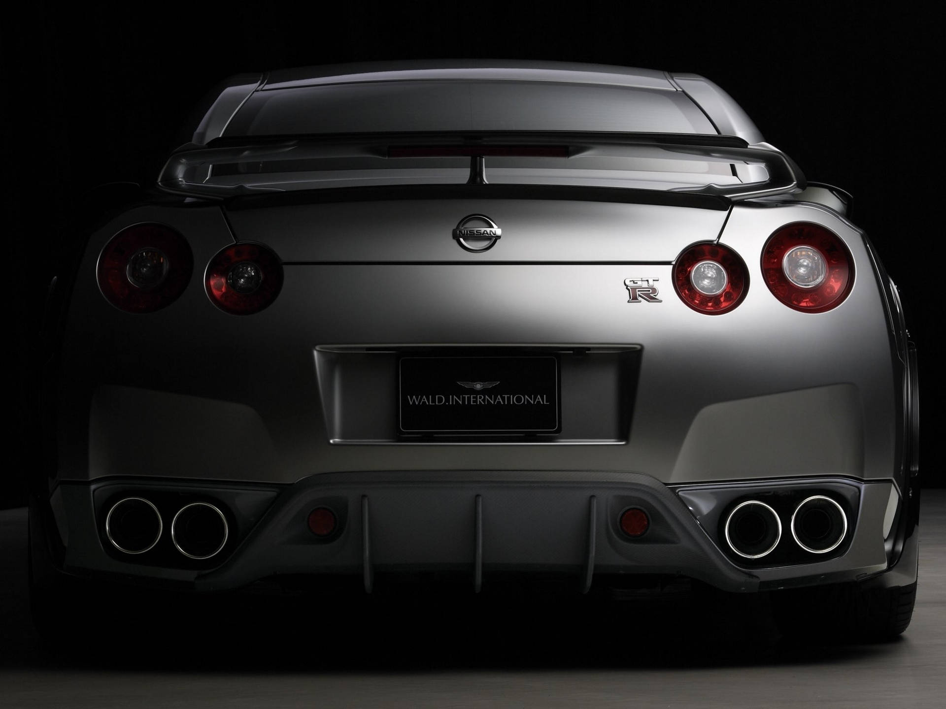 Nissan Skyline Gtr R35 Back Details Background