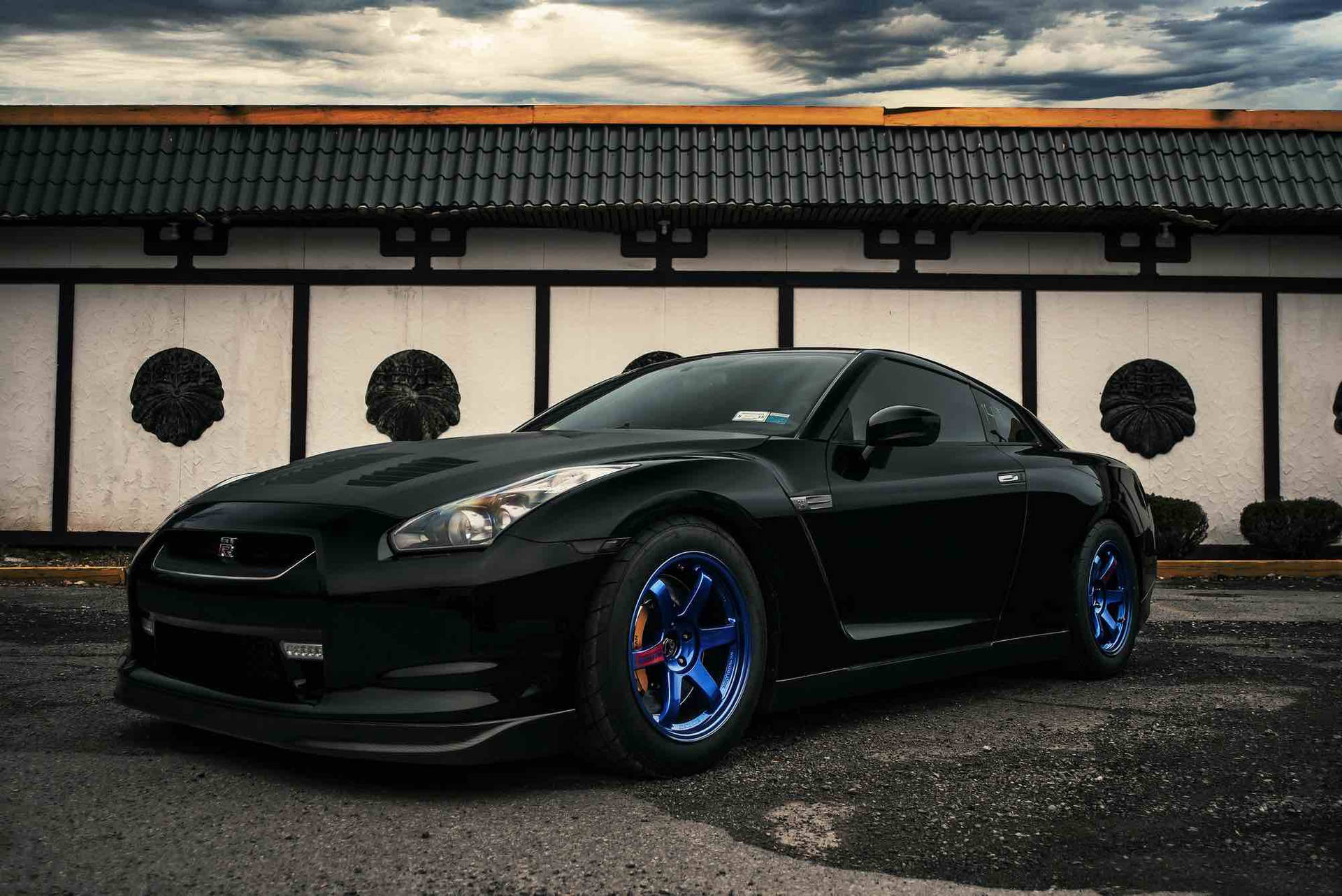 Nissan Skyline Gtr R35 Traditional Architecture Background