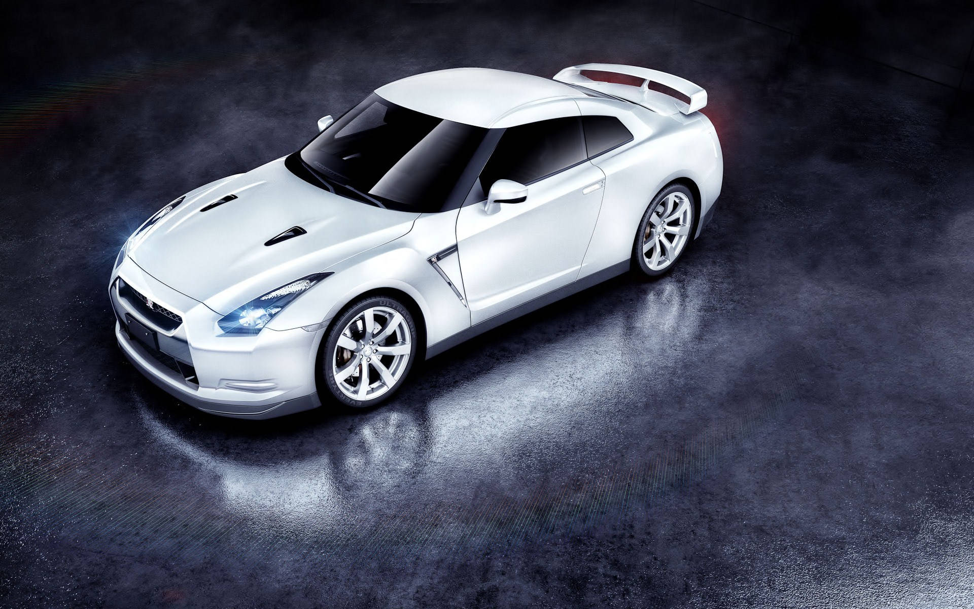 Nissan Skyline Gtr R35 White Background