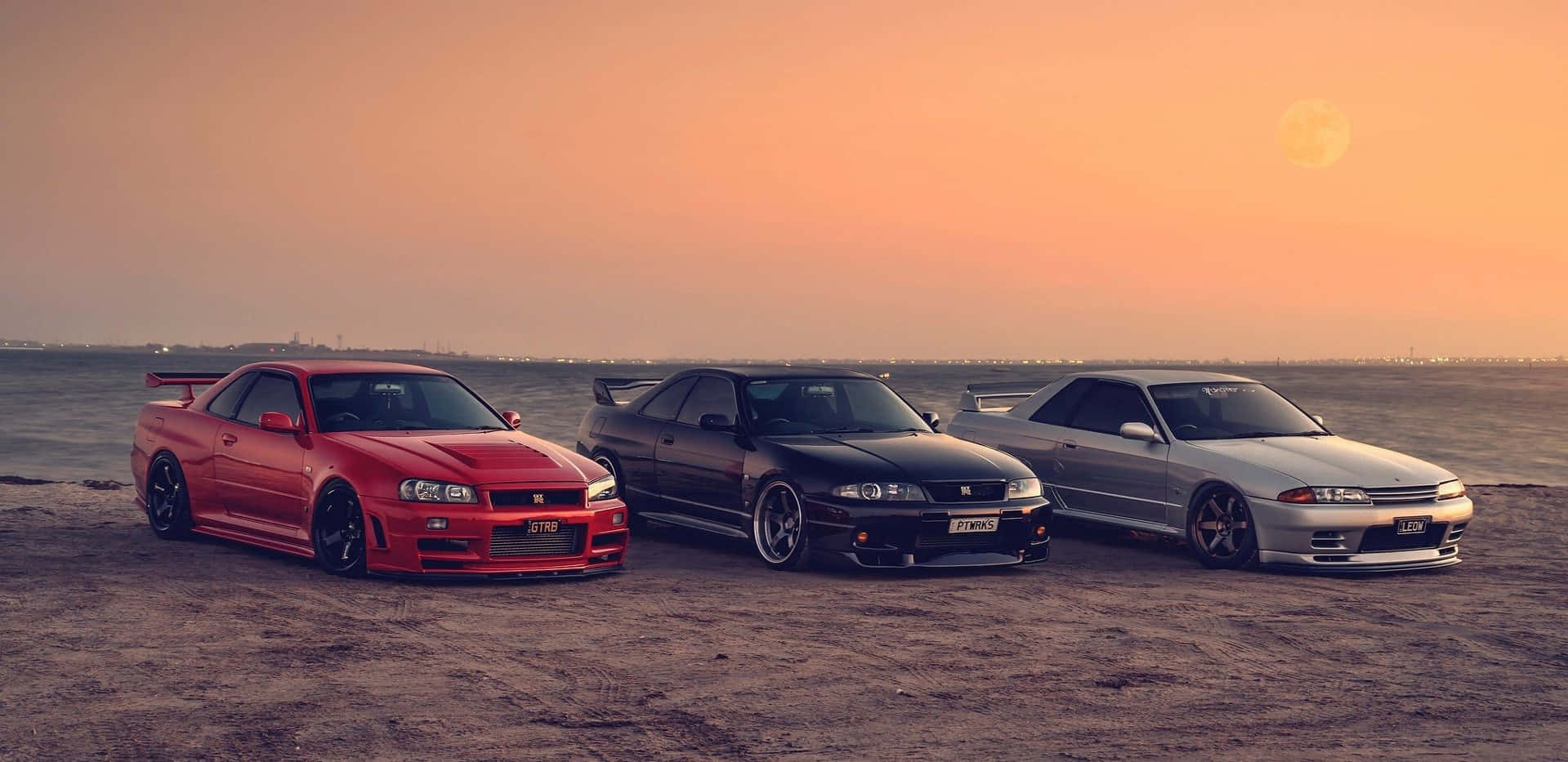 Nissan Skyline R33 Gt-r Awaiting Its Turn To Shine Background