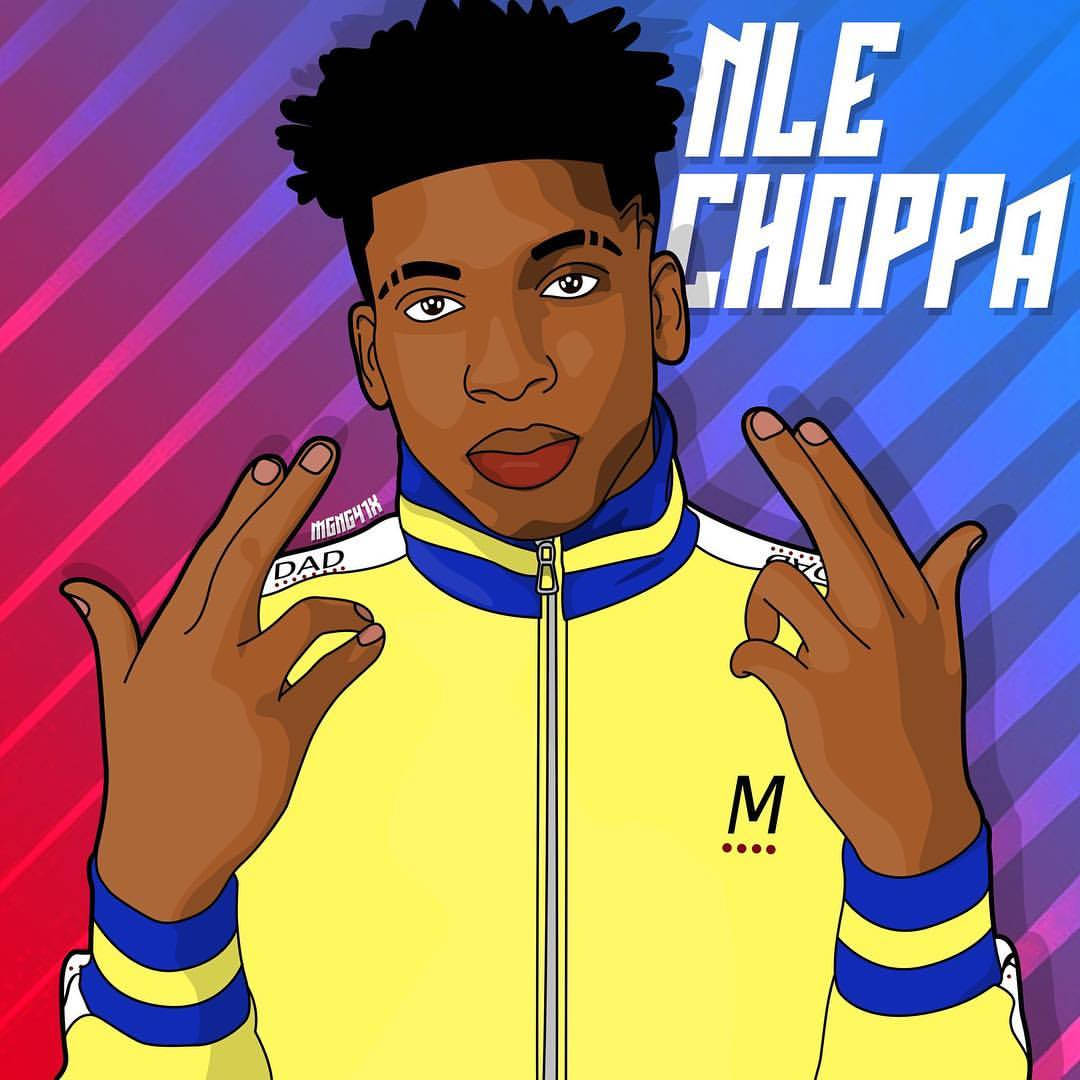Nle Choppa Spreads Message Of Hope And Inspiration Background