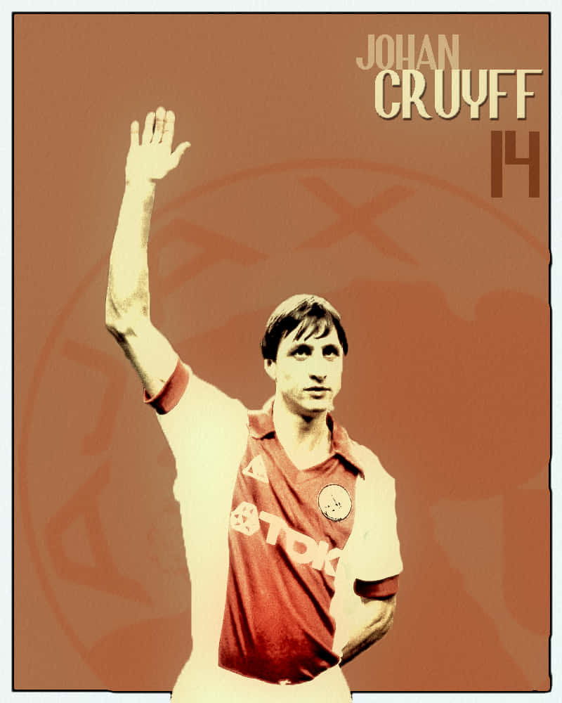 No. 14 Johan Cruyff Poster Card