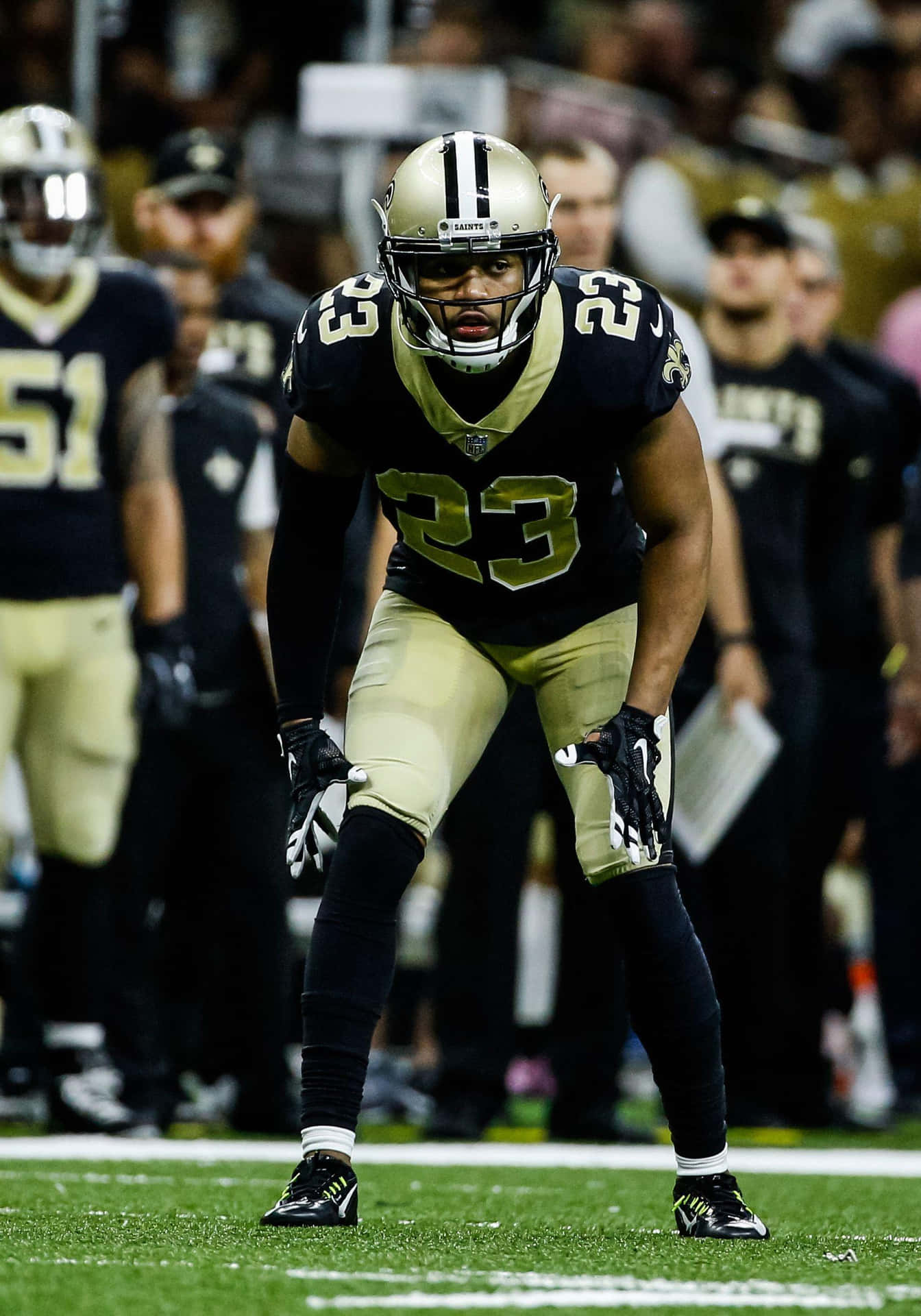 No. 23 Marshon Lattimore American Football Player Background