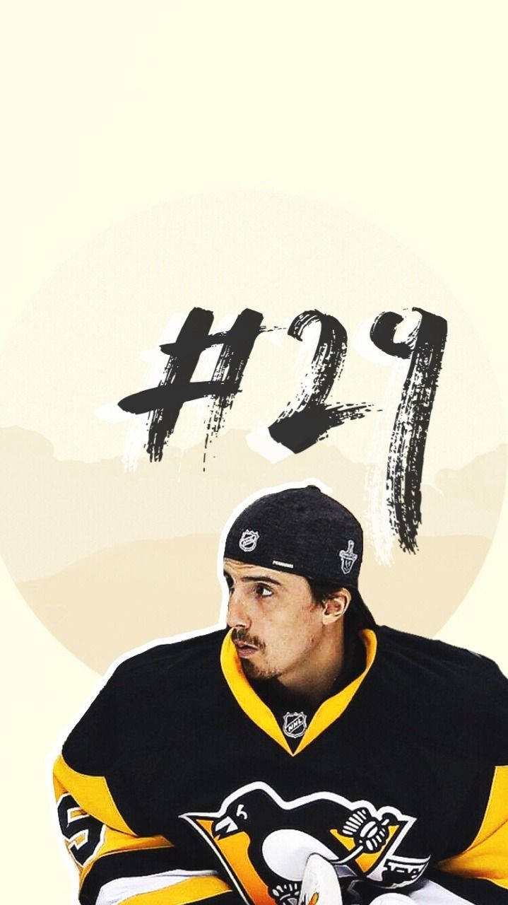 No. 29 Pittsburgh Penguins Marc Andre Fleury Background