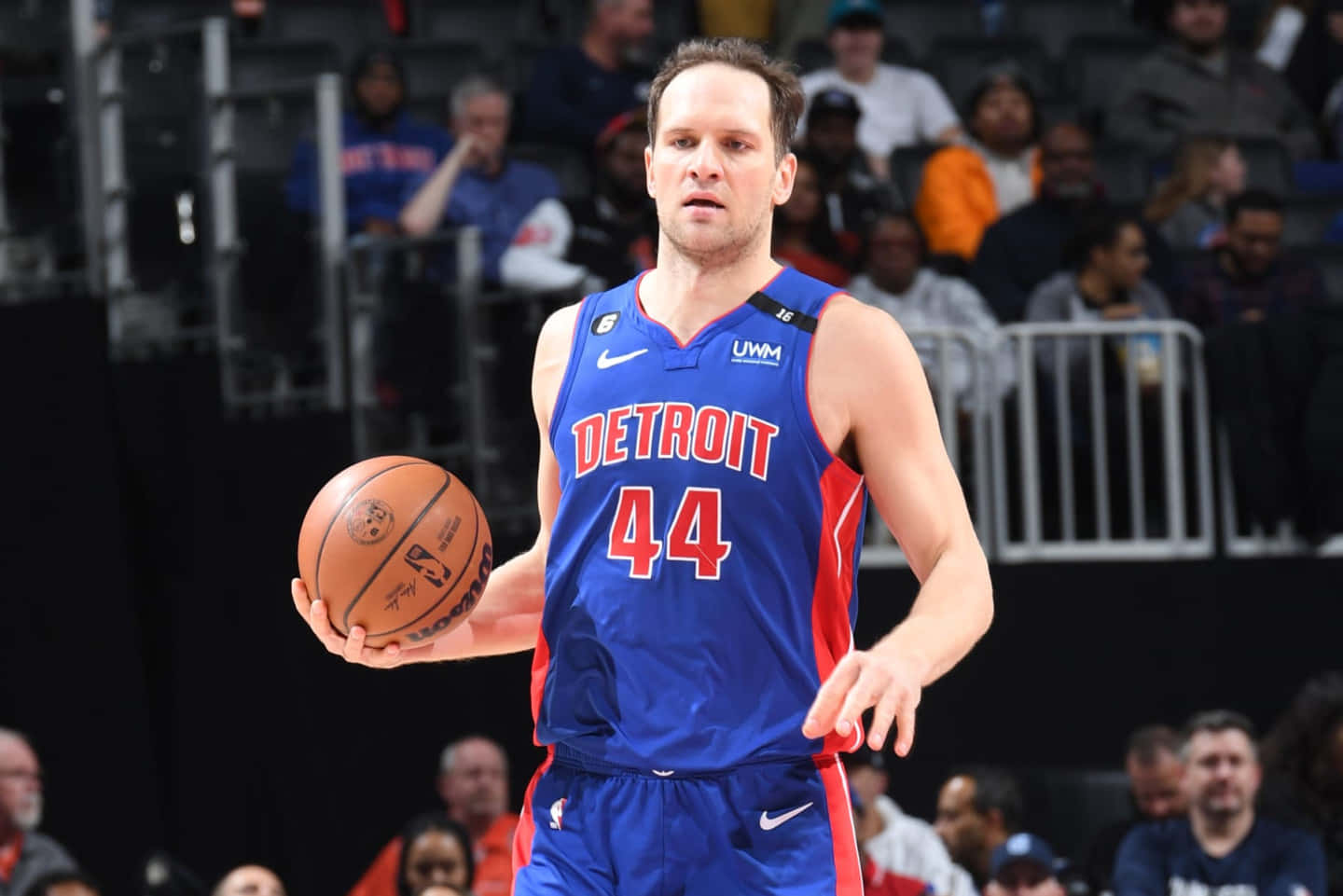 No. 44 Detroit Pistons Bojan Bogdanovic Background
