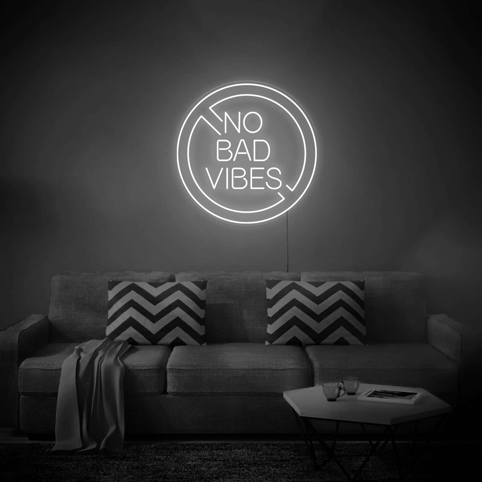 No Bad Vibes Neon Sign