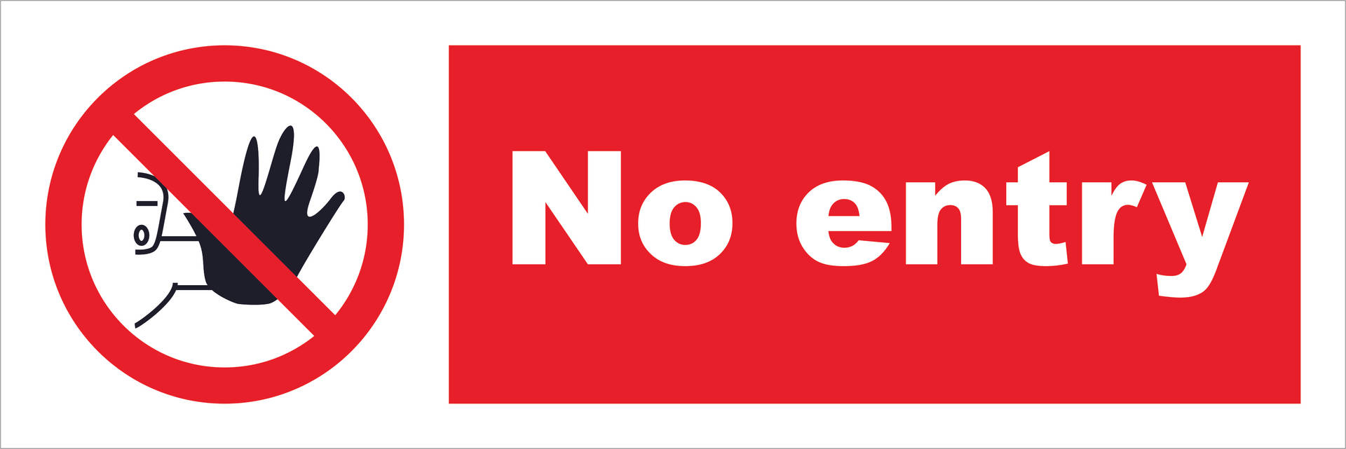 No Entry Sign Background