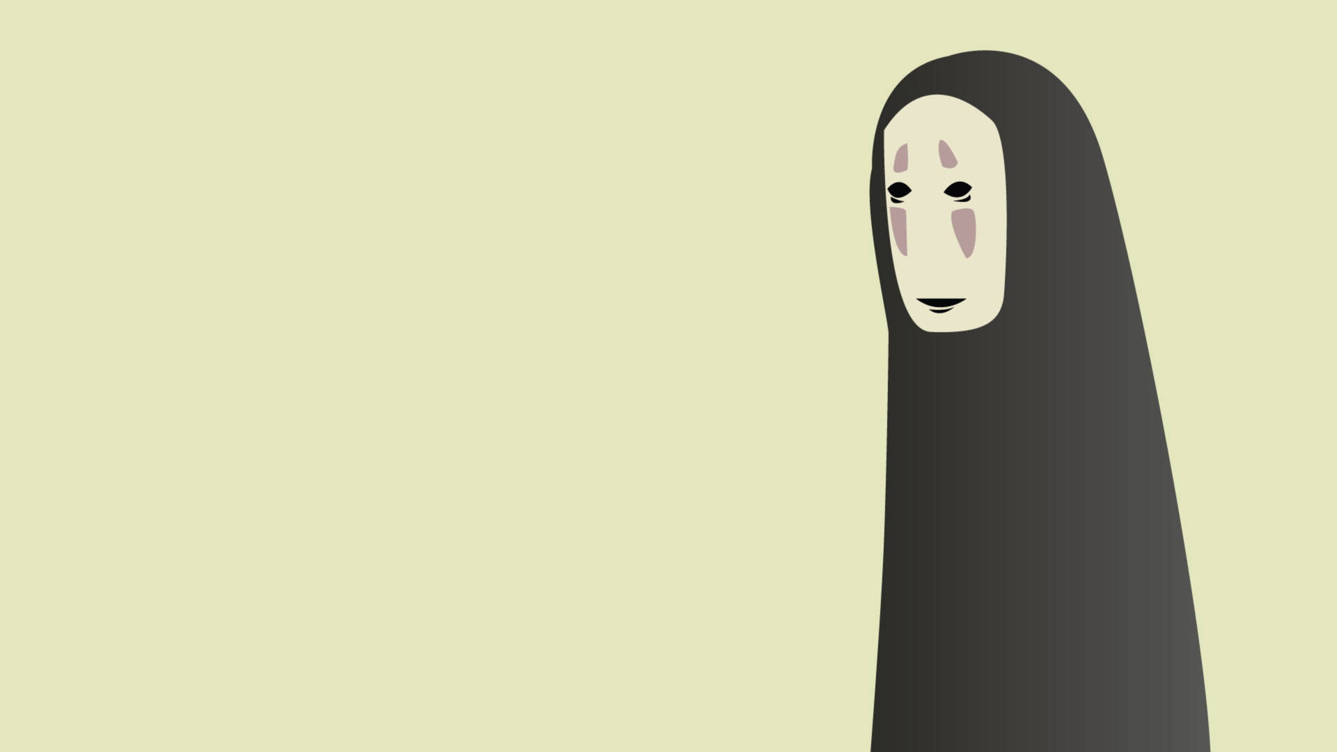 No-face Lime Background Background