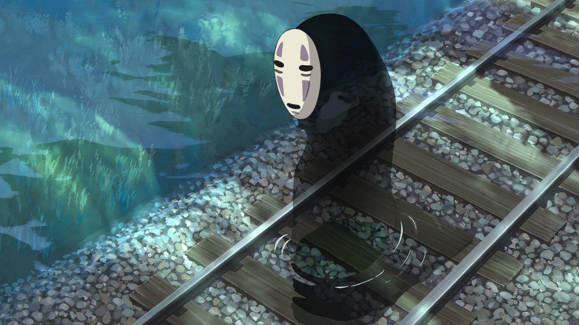 No-face Wooden Rail Background
