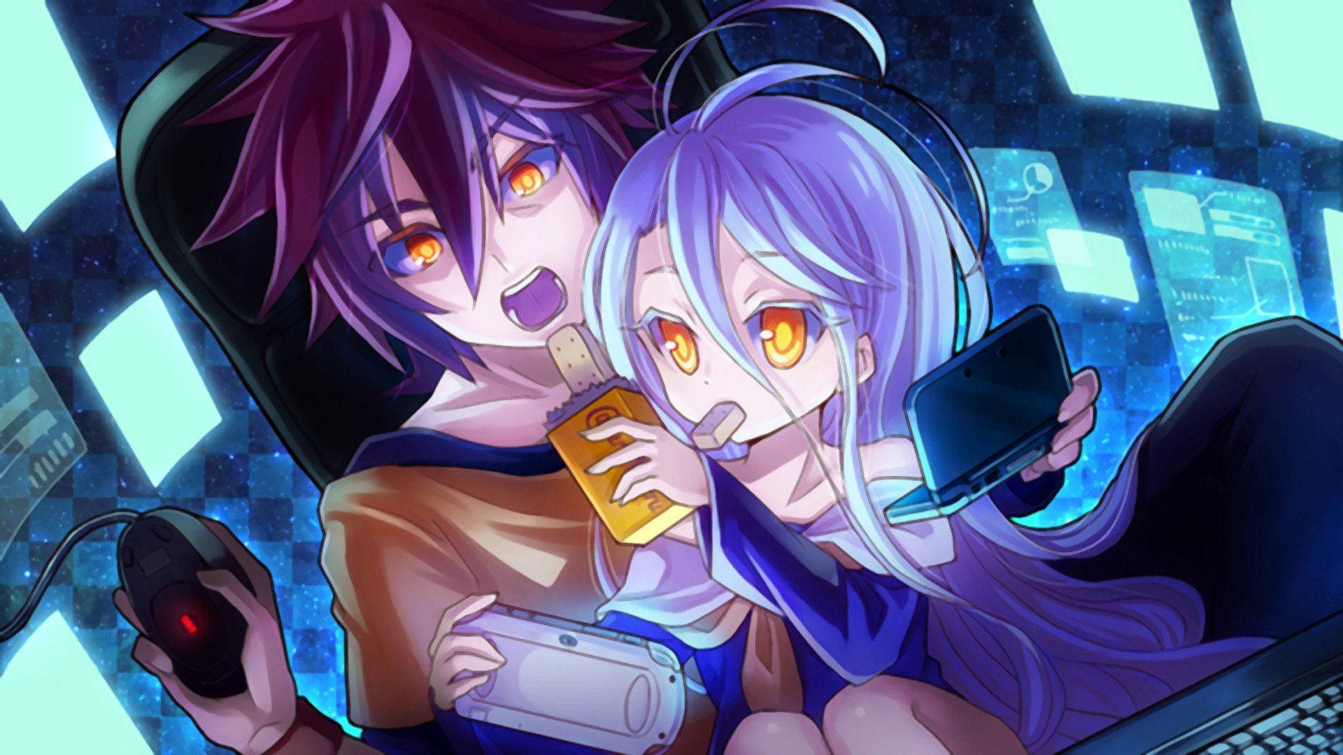 No Game No Life Blank Gaming Background
