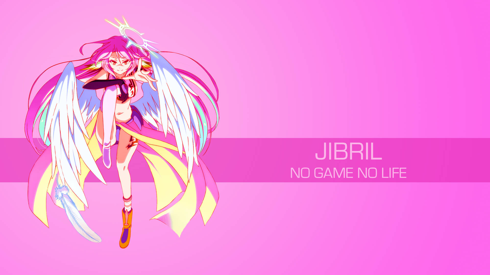 No Game No Life Jibril Poster Background