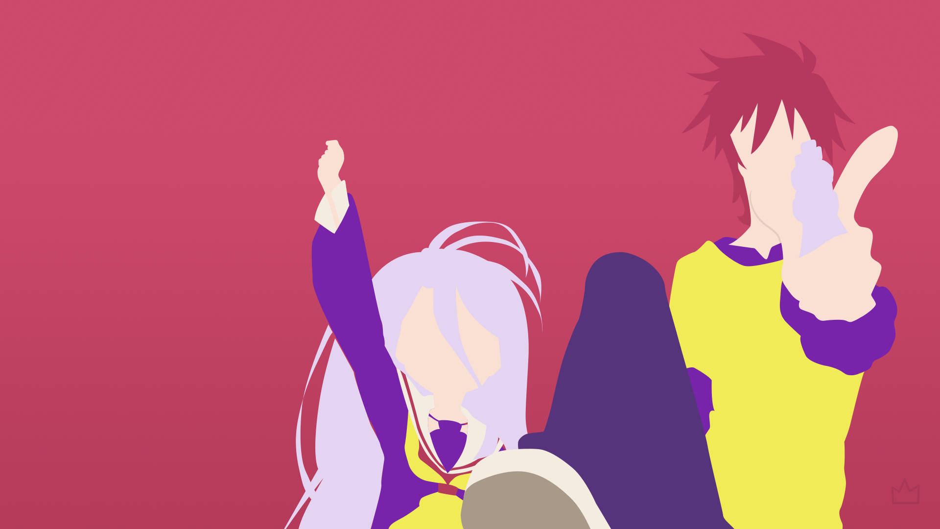 No Game No Life Power Siblings Background