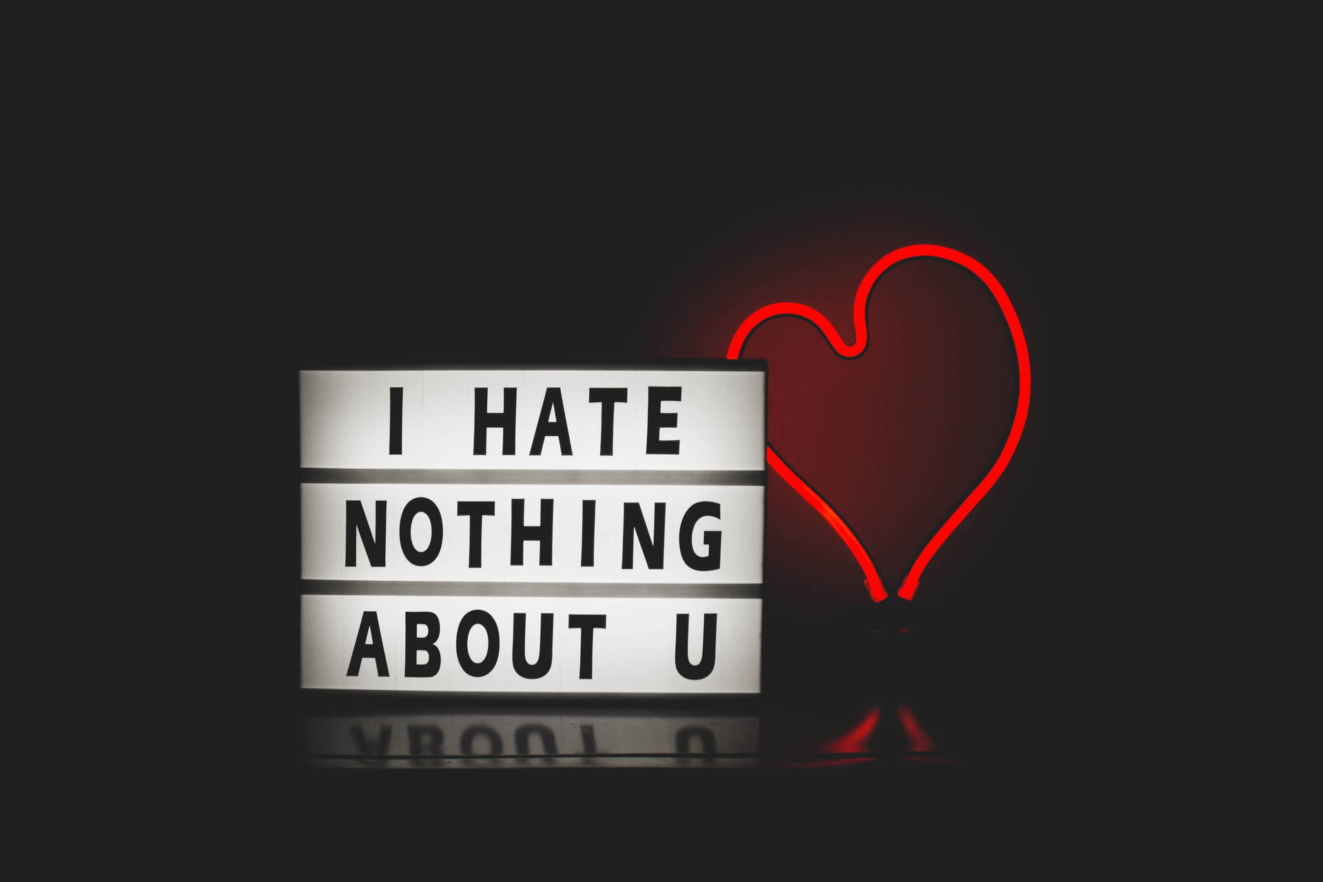 No Hate Positive Statement Background