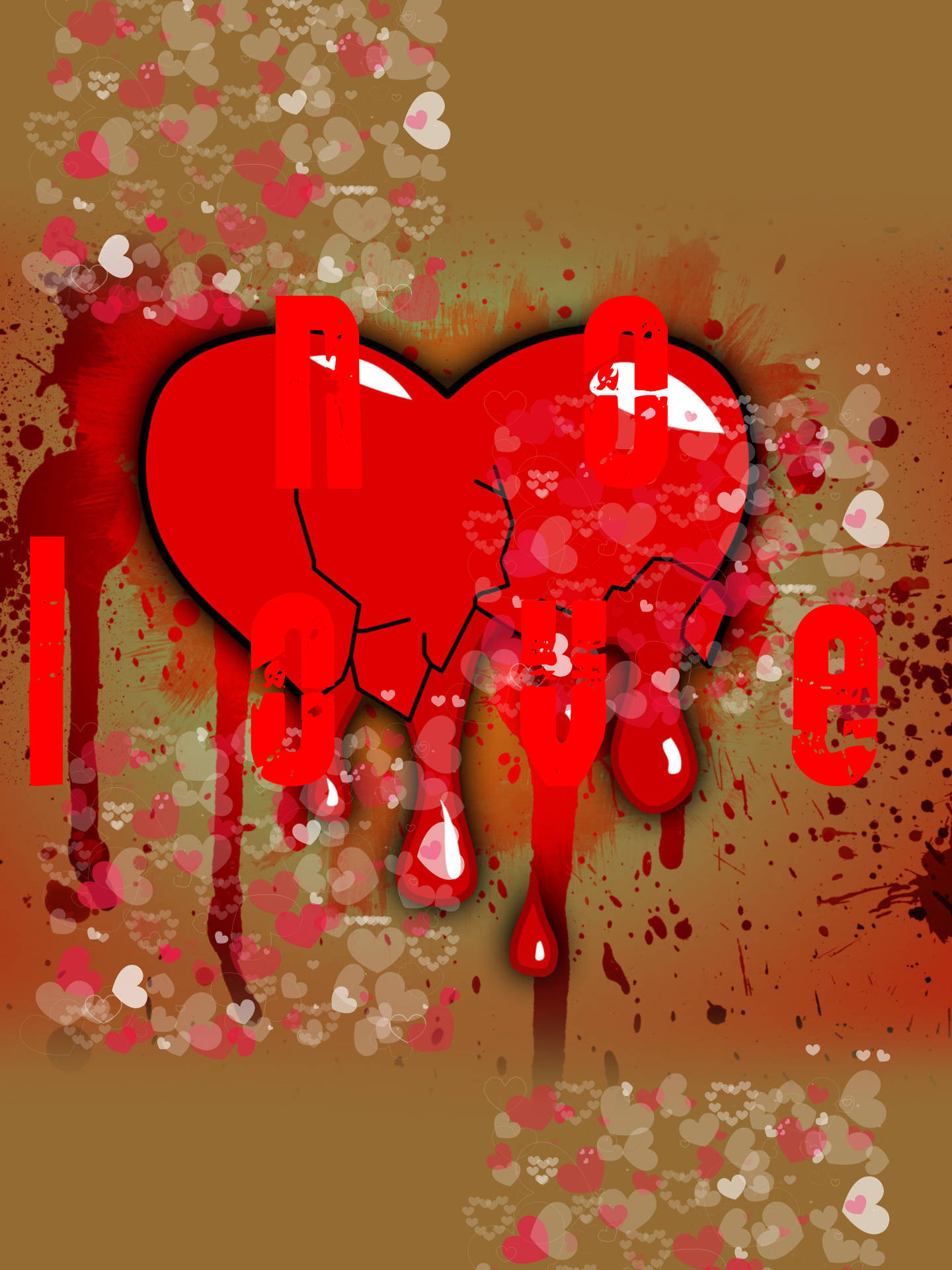 No Love Bleeding Broken Heart