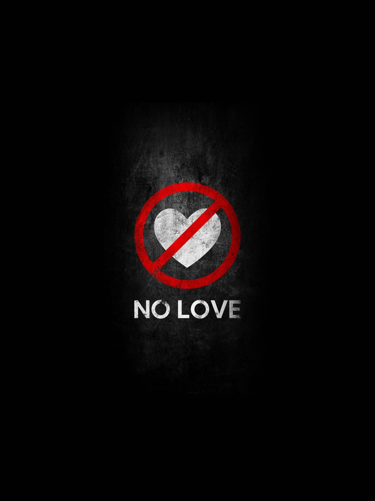 No Love White Heart