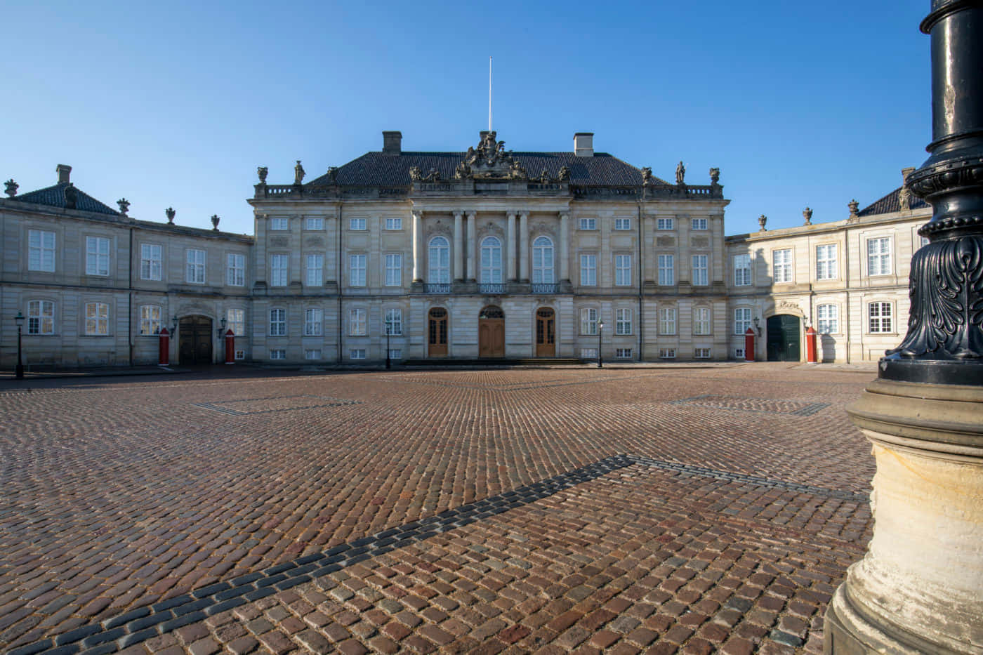 No People In Amalienborg Palace Background