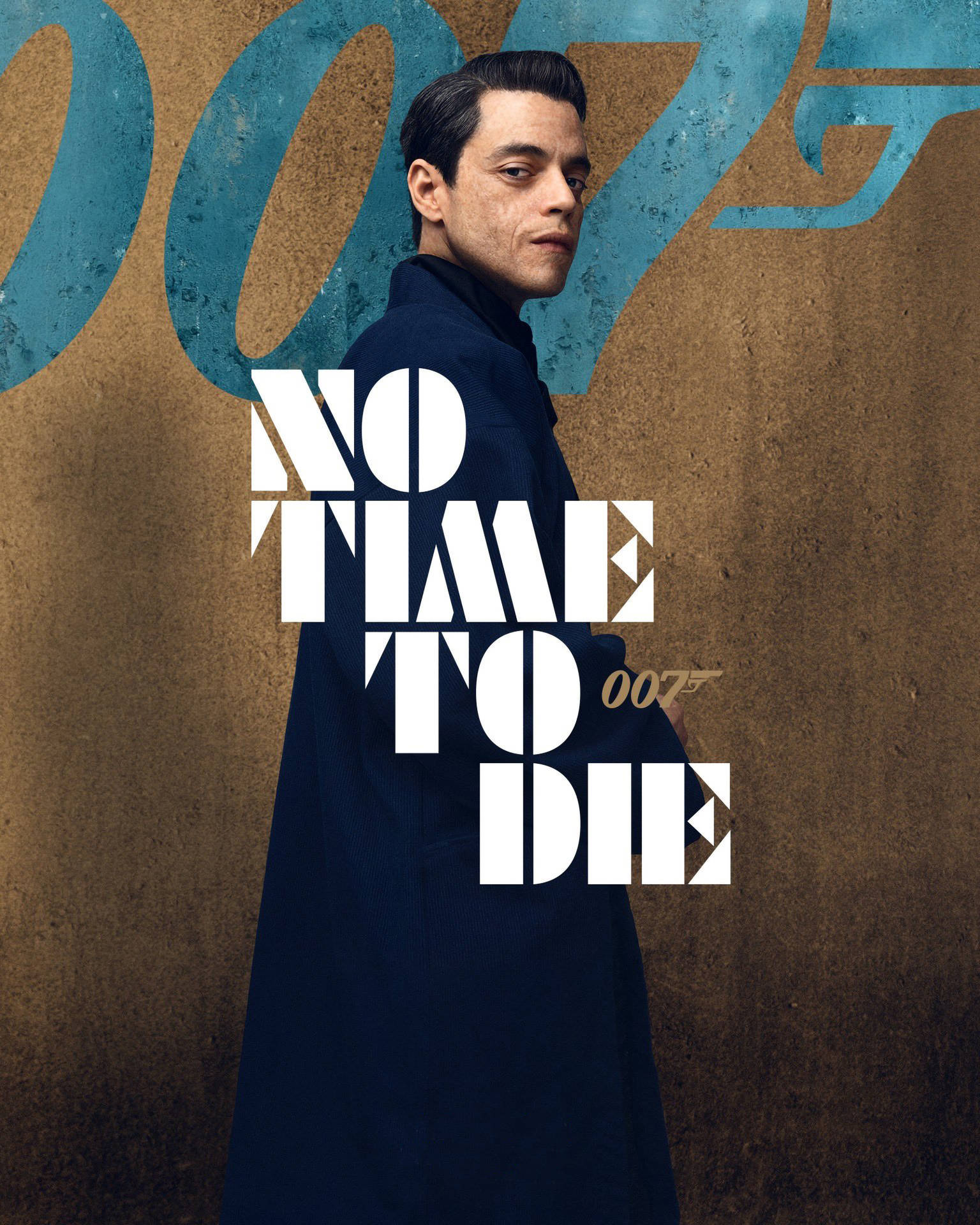 No Time To Die Rami Malek Poster Background