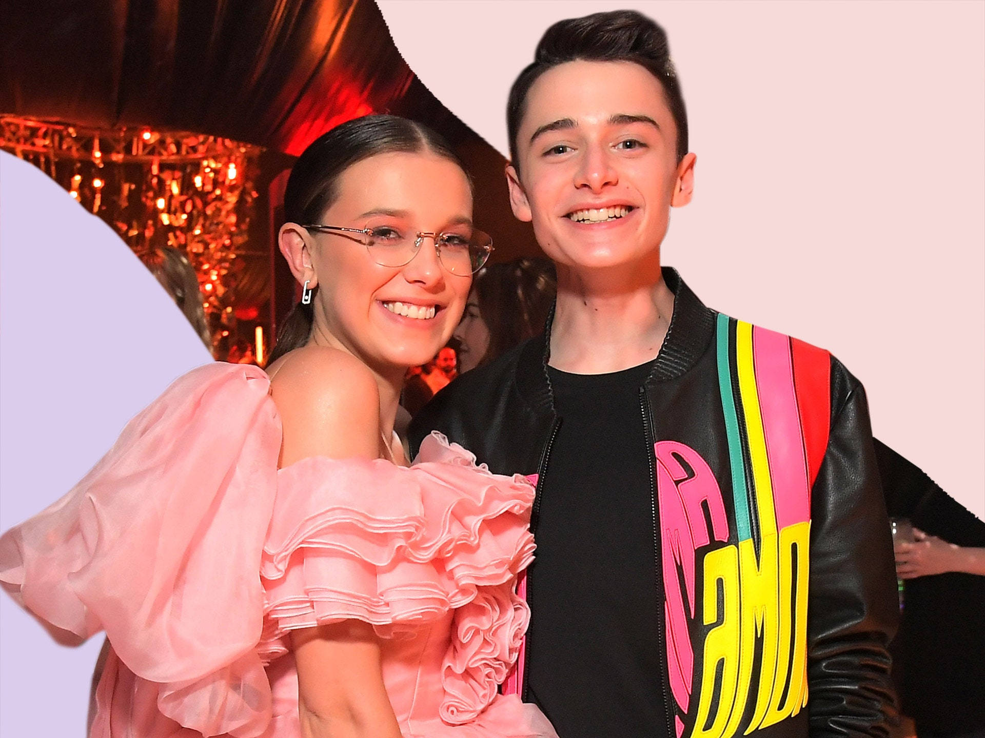 Noah Schnapp And Millie At Premiere Event