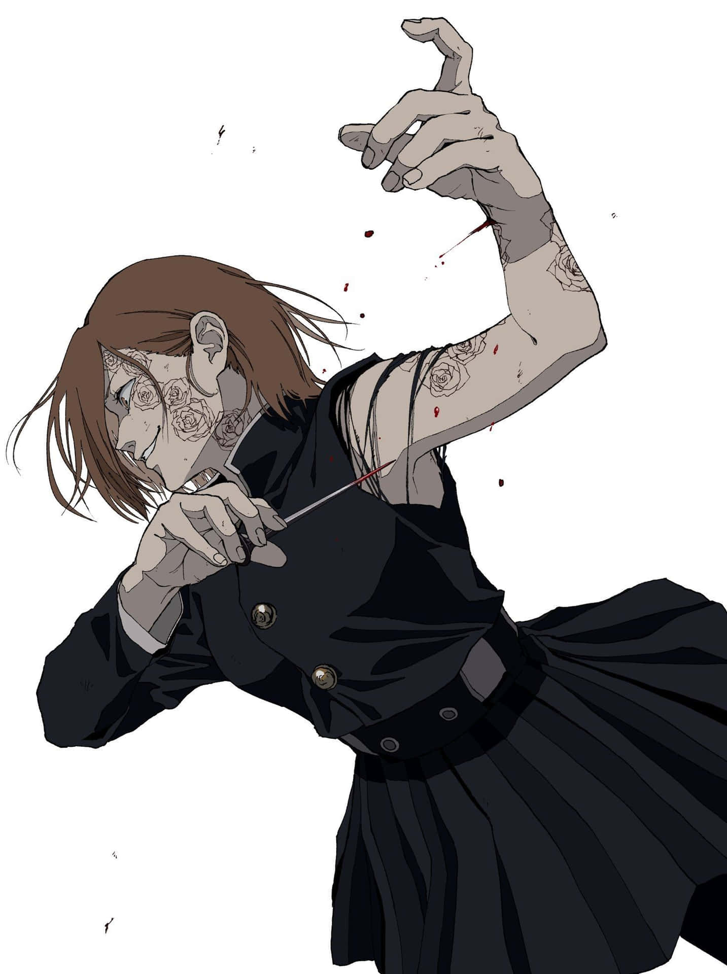 Nobara Kugisaki From Jujutsu Kaisen In Action! Background